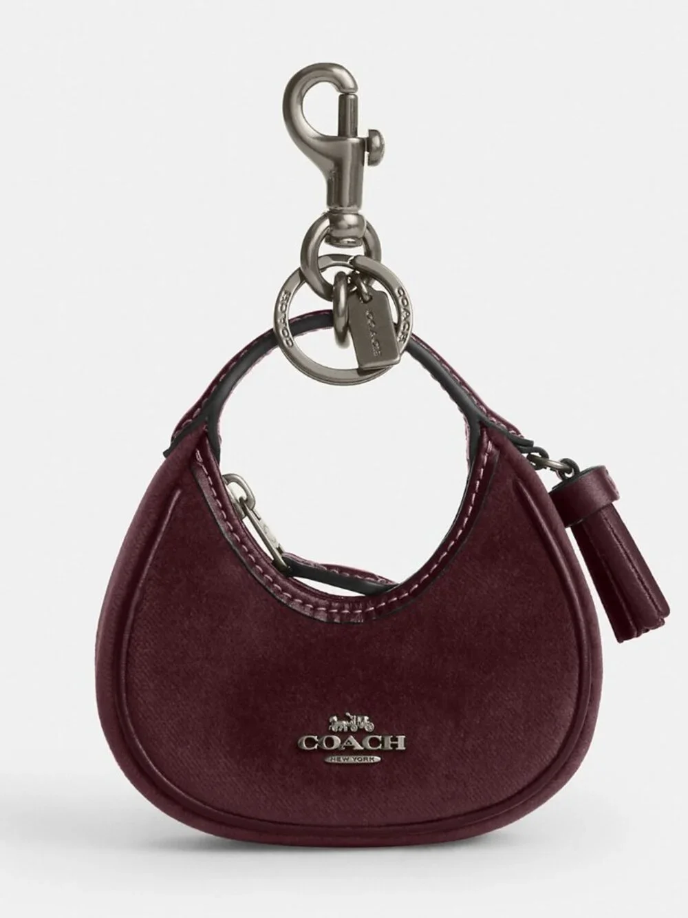 Coach Carmen Bag Charm in Velvet